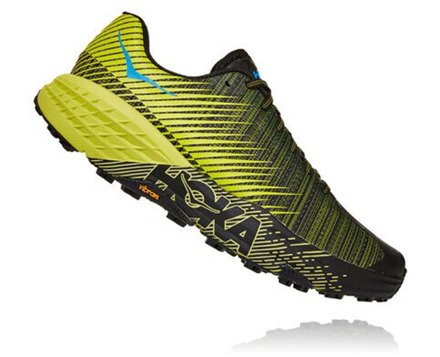 Hoka One One Trailove Tenisky Damske Čierne/Zelene - Evo Speedgoat - 80924-LTPE